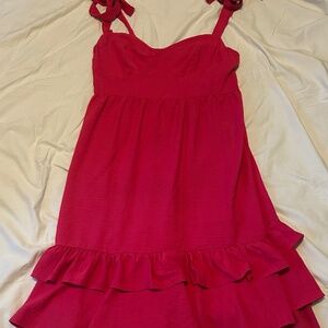 Sofia Jeans by Sofia Vergara Tiered Empire Waist Bustier Style Midi Dress / XXL